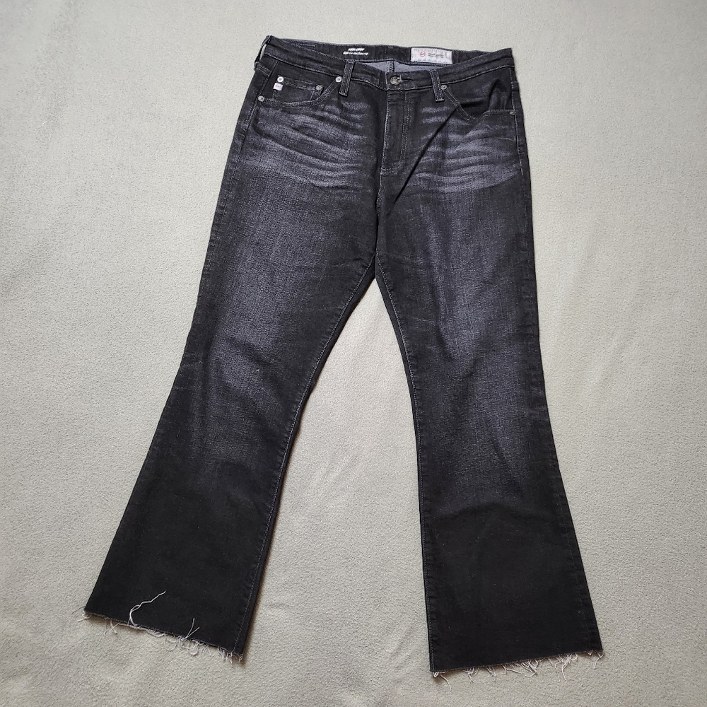 AG Jodi High Rise Slim Flare Crop Jeans Sz 31R